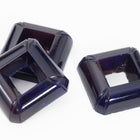 Vintage 22mm Red/Blue Ombre Open Square Cabochon #XS2-H