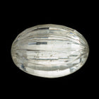 Vintage 10mm x 14mm Crystal Ribbed Oval Cabochon #XS24-C