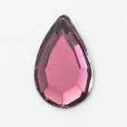 Vintage 8mm x 13mm Amethyst Faceted Teardrop Rhinestone #XS25-C-1
