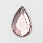 Vintage 6mm x 10mm Light Amethyst Faceted Teardrop Rhinestone #XS25-I