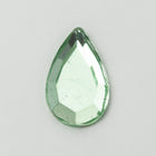 Vintage 8mm x 13mm Peridot Faceted Teardrop Rhinestone #XS25-F-1