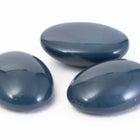 Vintage 13mm x 18mm Demin Blue Oval Cabochon #XS28-I-2