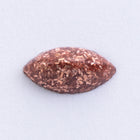 Vintage 5mm x 10mm Bronze Navette Cabochon (2 Pcs) #XS32-A