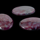 Vintage 18mm x 25mm Magenta/Gray Swirl Oval Cabochon #XS36-J