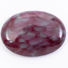 Vintage 18mm x 25mm Magenta/Gray Swirl Oval Cabochon #XS36-J