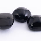 Vintage 14mm Black Square Cushion Cabochon #XS40-C