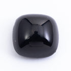 Vintage 14mm Black Square Cushion Cabochon #XS40-C