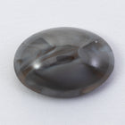Vintage 13mm x 18mm Gray Swirl Oval Cabochon #XS42-C