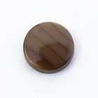Vintage 9mm Brown Stripe Round Cabochon #XS42-E