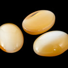 Vintage 10mm x 14mm Opal Yellow/White Oval Cabochon #XS47-B