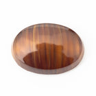 Vintage 10mm x 14mm Brown Stripe Oval Cabochon #XS48-E