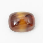 Vintage 7mm x 9mm Brown Rectangle Cabochon #XS48-B-1