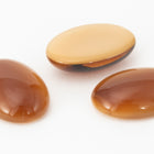 Vintage 11mm x 16mm Caramel Oval Cabochon #XS48-H