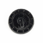 Vintage 10mm Black Round Cabochon with 30ss Setting #XS54-C