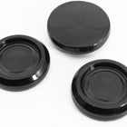 Vintage 14mm Black Round Flat Back 40ss Setting #XS54-D