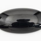 Vintage 20mm x 40mm Black Oval Cabochon #XS54-H