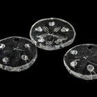 Vintage 12mm Crystal Sand Dollar Sew On Cabochon #XS57-A-1
