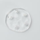 Vintage 12mm Matte Crystal Sand Dollar Sew On Cabochon #XS57-A-2