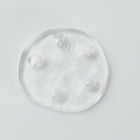 Vintage 12mm Matte Crystal Sand Dollar Sew On Cabochon #XS57-A-2