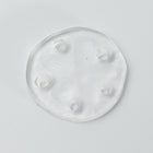 Vintage 18.5mm Matte Crystal Sand Dollar Sew On Cabochon #XS57-C