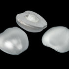 Vintage 14mm Matte Crystal Apple Cabochon #XS58-A