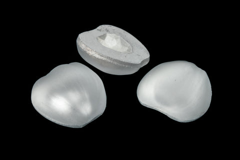 Vintage 14mm Matte Crystal Apple Cabochon #XS58-A