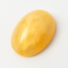 Vintage 11mm x 16mm Luster Light Yellow Oval Cabochon #XS69-F
