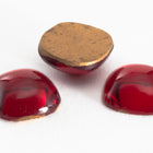 Vintage 7mm Ruby Red Square Cabochon #XS70-F