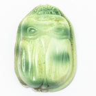 Vintage 29mm x 45mm Light Green Scarab Cabochon #XS80-E