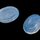 Vintage 6mm x 8mm Opal Blue Scarab Cabochon #XS81-D