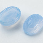 Vintage 6mm x 8mm Opal Blue Scarab Cabochon #XS81-D