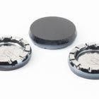 Vintage 10mm Hematite Round Cabochon with 30ss Setting #XS84-D