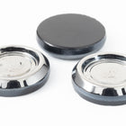 Vintage 14.5mm Hematite Round Flat Back 40ss Setting #XS84-E