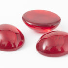 Vintage 10mm x 12mm Ruby Unfoiled Oval Cabochon #XS86-E