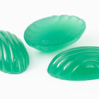 Vintage 10mm x 18.5mm Opal Jade Deco Ridge Oval Cabochon #XS86-F-2