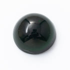 Vintage 16mm Very Dark Green Round Cabochon #XS86-H