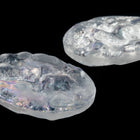 Vintage 18mm x 25mm Crystal/Vitrail Light Oval Cabochon #XS90-D