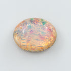Vintage 8mm x 10mm Pink Opal Oval Foil Cabochon #XS92-C