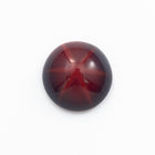 Vintage 11mm Burgundy Round Cabochon with Faux Asterism #XS93-E