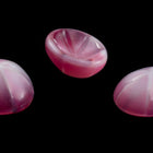 Vintage 8mm x 10mm Pink Oval Cabochon with Faux Asterism #XS93-F