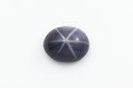 Vintage 8mm x 10mm Gray Oval Cabochon with Faux Asterism #XS93-G