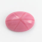 Vintage 10mm x 14mm Pink Oval Cabochon with Faux Asterism #XS93-J-1