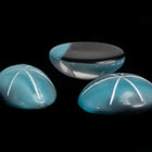Vintage 10mm x 14mm Light Blue Oval Cabochon with Faux Asterism #XS95-C-1