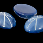 Vintage 10mm x 14mm Blue Oval Cabochon with Faux Asterism #XS95-C-2