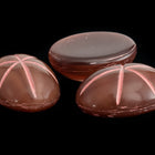 Vintage 10mm x 14mm Brown Oval Cabochon with Faux Asterism #XS95-J-1