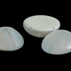Vintage 10mm x 12mm Opal White Oval Cabochon with Faux Asterism #XS96-C