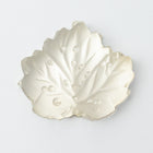 Vintage 15mm x 16.5mm Matte Crystal Maple Leaf Cabochon #XS96-F