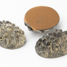 Vintage 13mm x 18mm Crystalline Black Diamond Oval Cabochon #XS96-J