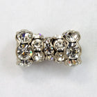 17mm Vintage Swarovski Encrusted Dog Bone Bead-General Bead