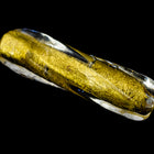 8mm x 28mm Vintage Venetian Gold Lined Crystal Twist Bead #XVB001-General Bead